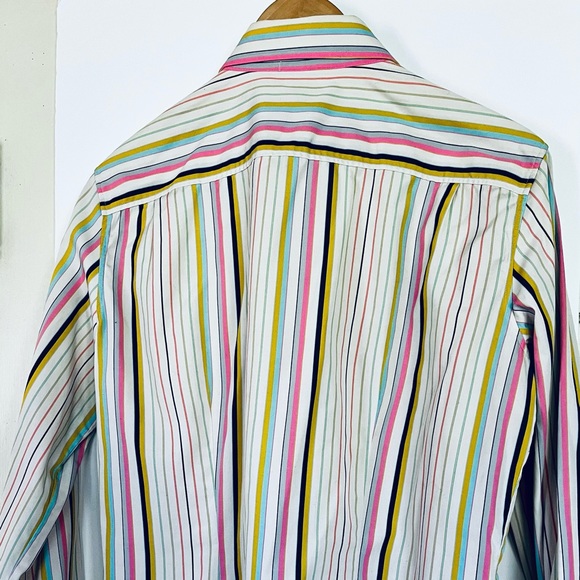 Paul Smith Blue French Cuff Shirt - Picture 2 of 11